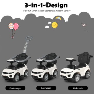 Costway 3-σε-1 Αυτοκίνητο Ολίσθησης για Παιδιά 1-3 Ετών με Αποθηκευ...