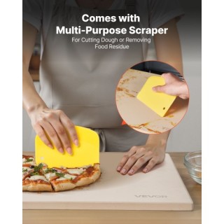 VEVOR Πέτρινη Πλάκα Πίτσας Cordierite 508 x 355 mm με Ξύστρα PP PSS... VEVOR Πέτρινη Πλάκα Πίτσας Cordierite 508 x 355 mm με Ξύστρα PP PSS...