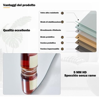 Shally Dogan Μεγάλος Κυματιστός Καθρέφτης με Βελούδινη Κάσα σε Χακί...