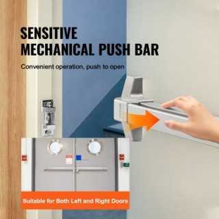 VEVOR Μπάρα Πανικού για Πόρτες, Ανθρακοχάλυβας, με Εξωτερικό Μοχλό ... VEVOR Μπάρα Πανικού για Πόρτες, Ανθρακοχάλυβας, με Εξωτερικό Μοχλό ...