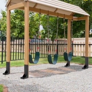 Σετ Επισκευής Στύλων Φράχτη VEVOR, 6τμχ, 3.5x3.5 Ατσάλινοι Υποστηρι...