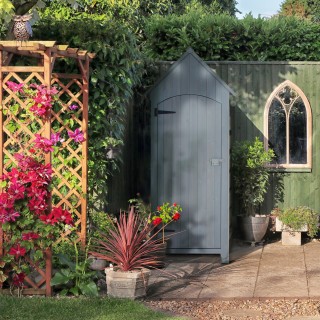 Outsunny Ξύλινη Αποθήκη Εργαλείων με 3 Ράφια και Αδιάβροχη Σκεπή απ... Outsunny Ξύλινη Αποθήκη Εργαλείων με 3 Ράφια και Αδιάβροχη Σκεπή απ...