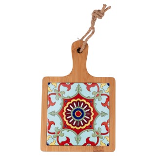 Villa DEste Ξύλινο πλατό από μπαμπού και κεραμική 195x13 cm Tradiz... Villa DEste Ξύλινο πλατό από μπαμπού και κεραμική 195x13 cm Tradiz...