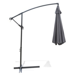 Galileo Ομπρέλα λαμπατέρ κήπου γκρι 300 x ύψος 245 cm από ανθρακοχά...