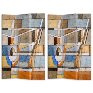 BAKAJI Παραβάν Διαχωριστικό 3 Πάνελ Εκτύπωση Μπρος-Πίσω Αφηρημένος... BAKAJI Παραβάν Διαχωριστικό 3 Πάνελ Εκτύπωση Μπρος-Πίσω Αφηρημένος...