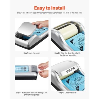 VEVOR Αυτόματος Διανομέας Καλυμμάτων Παπουτσιών έως Νο 11 SDXTJXDMM...
