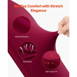 VEVOR Καφέ Καλύμματα Καρέκλας 50τμχ, Πολυεστέρας και Spandex, 51 x ...