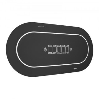 Πτυσσόμενο Τραπέζι Πόκερ VEVOR 70x35 εκ. για 6-8 Παίκτες με Τσάντα ...