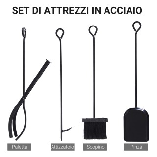 Outsunny Μεταλλική θήκη για εξοικονόμηση χώρου εσωτερικού και εξωτε...