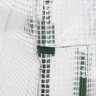 Outsunny κάθετο θερμοκήπιο για φυτά με ράφι 4 επιπέδων από χάλυβα κ...