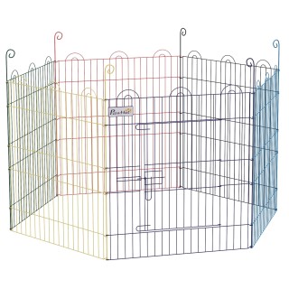 PawHut 6-Panel Metal Dog Gate με κούμπωμα, Ø120x60 cm, Πολύχρωμο D0... PawHut 6-Panel Metal Dog Gate με κούμπωμα, Ø120x60 cm, Πολύχρωμο D0...