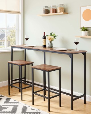 VEVOR Μπαρ Τραπέζι 160 x 39,8 x 91,5 cm Ψηλό Ορθογώνιο για Κουζίνα ...