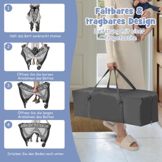 Costway Πολυλειτουργικό Κέντρο Φροντίδας Μωρού 5-σε-1 BE10044DE-GR Costway Πολυλειτουργικό Κέντρο Φροντίδας Μωρού 5-σε-1 BE10044DE-GR