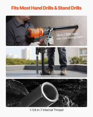 VEVOR Σετ Κορώνα Διαμαντοτρύπανου 6 τεμ. για Οπλισμένο Σκυρόδεμα κα... VEVOR Σετ Κορώνα Διαμαντοτρύπανου 6 τεμ. για Οπλισμένο Σκυρόδεμα κα...