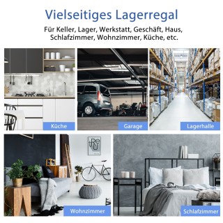 Costway Ράφι Αποθήκευσης Βαρέως Τύπου με Ρυθμιζόμενα Επίπεδα και Φ... Costway Ράφι Αποθήκευσης Βαρέως Τύπου με Ρυθμιζόμενα Επίπεδα και Φ...