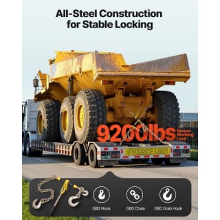 VEVOR Ανυψωτικό Κατάστημα με Αλυσίδες 3/8 - 1/2 ιντσών Βαρέως Τύπου...