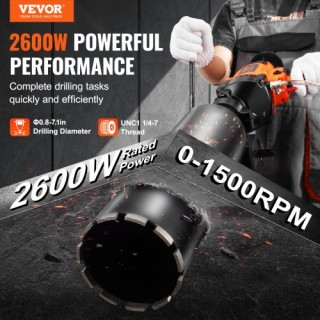 VEVOR Μηχάνημα Πυρηνοληψίας 2600W Χειρός & Βάσης 0.8-7.1in SCJGSZK... VEVOR Μηχάνημα Πυρηνοληψίας 2600W Χειρός & Βάσης 0.8-7.1in SCJGSZK...