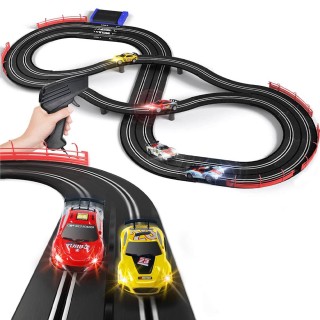 BAKAJI Πίστα Τηλεκατευθυνόμενων Αυτοκινήτων Δύο Ηλεκτρικά Αγωνιστικ...