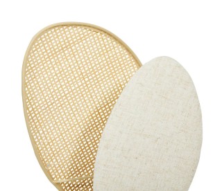 Ostaria Λάμπα μπαμπού λινό και μέταλλο μπεζ και μαύρο Almeria - Πισ...