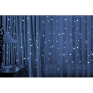 Kooper Κουρτίνα 504 LED ψυχρού λευκού φωτός, 42 σκοινιά, 8 λειτουργ...