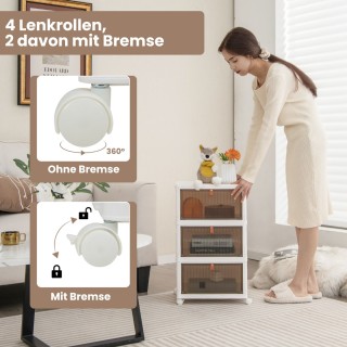 Costway Τριώροφη Κουτί Αποθήκευσης με Καπάκι & Μαγνητικές Διαφανείς... Costway Τριώροφη Κουτί Αποθήκευσης με Καπάκι & Μαγνητικές Διαφανείς...