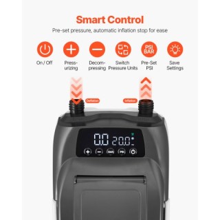 VEVOR Αυτόματη Αντλία SUP 20PSI με Έξυπνο Έλεγχο και Προστασία από ... VEVOR Αυτόματη Αντλία SUP 20PSI με Έξυπνο Έλεγχο και Προστασία από ...