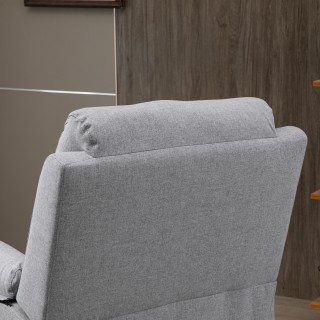 HOMCOM  Ηλεκτρική Πολυθρόνα Χαλάρωσης με Ανύψωση, Ανακλινόμενη με Τ...