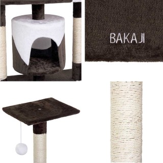 BAKAJI Πύργος Γάτας με Ονυχοδρόμιο & Ξύστρα 94εκ Καφέ 02822584 BAKAJI Πύργος Γάτας με Ονυχοδρόμιο & Ξύστρα 94εκ Καφέ 02822584