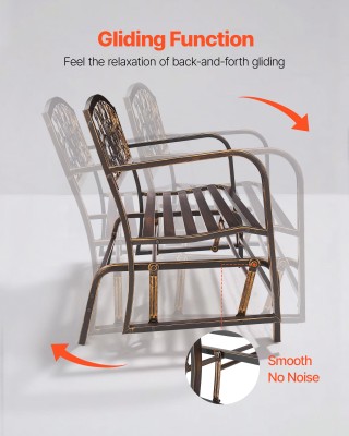 VEVOR Μεταλλικός Κήπος Πάγκος με Μαντέμι - 127 εκ. GYZYJSGTSHWZTBF7...