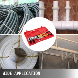 Σετ Πρέσας Σωλήνων VEVOR με 6 Εργαλεία για Σωλήνες PEX-Al-PEX 16-32... Σετ Πρέσας Σωλήνων VEVOR με 6 Εργαλεία για Σωλήνες PEX-Al-PEX 16-32...