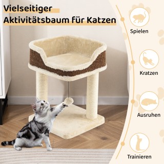 Costway Μικρός Ονυχοδρόμιο με Λούτρινη Έδρα & Μπάλα & Στιβαρές Κολό...