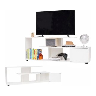 Costway Πολυλειτουργική Βάση Τηλεόρασης με Ασύμμετρο Σχεδιασμό για ... Costway Πολυλειτουργική Βάση Τηλεόρασης με Ασύμμετρο Σχεδιασμό για ...