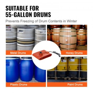 VEVOR Θερμαντήρας Μεταλλικού Δοχείου 55 Γαλονιών 1200W, 10 Πλάτος, ... VEVOR Θερμαντήρας Μεταλλικού Δοχείου 55 Γαλονιών 1200W, 10 Πλάτος, ...