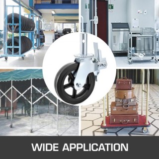 Σετ 4 Ροδάκια Σκαλωσιάς 8x2 με Διπλό Κλείδωμα, Αντοχή 1100lbs/Ρόδα ... Σετ 4 Ροδάκια Σκαλωσιάς 8x2 με Διπλό Κλείδωμα, Αντοχή 1100lbs/Ρόδα ...