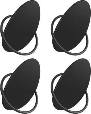 SONGMICS Durable Egg-Shaped Steel Hangers in Black...
