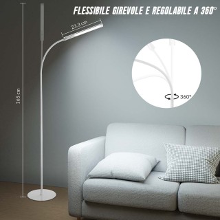 BAKAJI  Λάμπα Δαπέδου LED 7W 400Lm Μοντέρνα Ρυθμιζόμενη Φωτεινότητα...