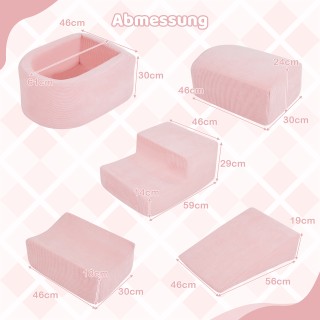 Costway Σετ 5 Αφρώδη Τούβλα με Μπάλα Πισίνα & Καλύμματα από Κορδόνι... Costway Σετ 5 Αφρώδη Τούβλα με Μπάλα Πισίνα & Καλύμματα από Κορδόνι...