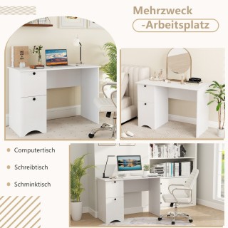 Costway Πολυλειτουργικό Γραφείο Υπολογιστή με Ευρύχωρη Επιφάνεια κα... Costway Πολυλειτουργικό Γραφείο Υπολογιστή με Ευρύχωρη Επιφάνεια κα...