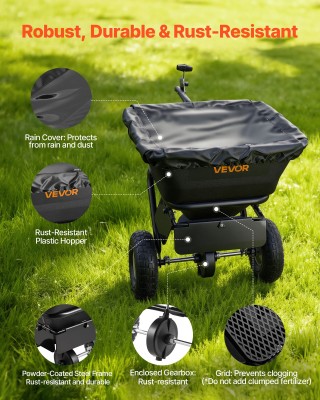 VEVOR Ρυμουλκούμενος Διανομέας Γκαζόν 3m, Καθολική Ζεύξη, Χωρητικότ... VEVOR Ρυμουλκούμενος Διανομέας Γκαζόν 3m, Καθολική Ζεύξη, Χωρητικότ...