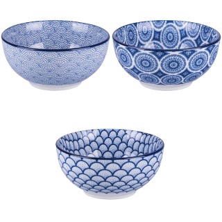 Villa DEste Σετ 6 τμχ Μπωλ 680 ml από πορσελάνη με γεωμετρικό διάκο... Villa DEste Σετ 6 τμχ Μπωλ 680 ml από πορσελάνη με γεωμετρικό διάκο...