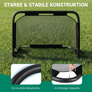 Costway Αναδυόμενο Πτυσσόμενο Ποδοσφαιρικό Τέρμα με Σύστημα Αγκύρωσ... Costway Αναδυόμενο Πτυσσόμενο Ποδοσφαιρικό Τέρμα με Σύστημα Αγκύρωσ...