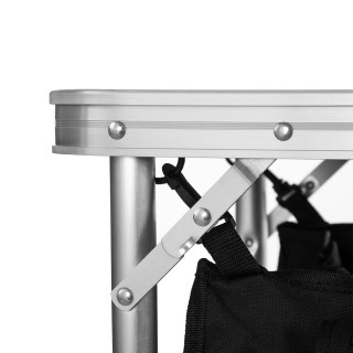 Πτυσσόμενη Κουζίνα Κάμπινγκ Αλουμινίου με Κουζινάκι με Μαύρο Ανεμοθ... Πτυσσόμενη Κουζίνα Κάμπινγκ Αλουμινίου με Κουζινάκι με Μαύρο Ανεμοθ...