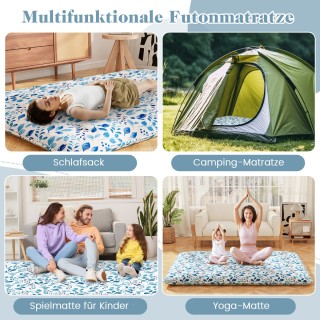 Costway Στρώμα Ιαπωνικό Φουτόν με Πλένεται Κάλυμμα & Θήκη Μεταφοράς...