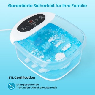 Ηλεκτρική Συσκευή Υδρομασάζ Ποδιών 500 W Χρώματος Μπλε COSTWAY ES10... Ηλεκτρική Συσκευή Υδρομασάζ Ποδιών 500 W Χρώματος Μπλε COSTWAY ES10...