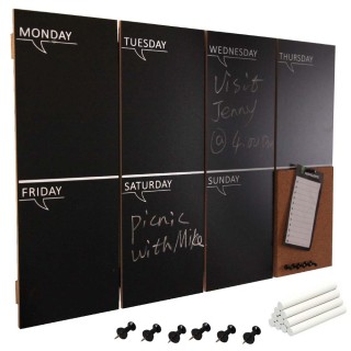 BAKAJI Μαυροπίνακας Ανακοινώσεων και Πίνακας Φελλού 2 σε 1 60 x 40... BAKAJI Μαυροπίνακας Ανακοινώσεων και Πίνακας Φελλού 2 σε 1 60 x 40...