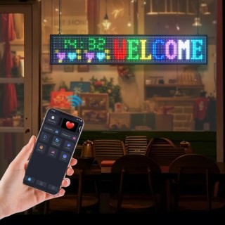 VEVOR Προγραμματιζόμενη LED Πινακίδα P10 Πολύχρωμη YPGDGGP40X8YXTP4...