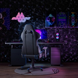 Costway Σετ 20 τμχ Αυτοκόλλητα 3D Πάνελ Τοίχου 50 x 50 εκ. Μαύρο H... Costway Σετ 20 τμχ Αυτοκόλλητα 3D Πάνελ Τοίχου 50 x 50 εκ. Μαύρο H...