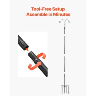 VEVOR Διπλός Γάντζος Ποιμενικού 8 Τεμάχια 2345mm Βαρέως Τύπου Κρεμα... VEVOR Διπλός Γάντζος Ποιμενικού 8 Τεμάχια 2345mm Βαρέως Τύπου Κρεμα...