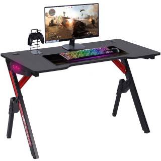 Γραφείο Gaming για Υπολογιστή με Φώτα LED RGB και Mouse Pad 120 x 6... Γραφείο Gaming για Υπολογιστή με Φώτα LED RGB και Mouse Pad 120 x 6...