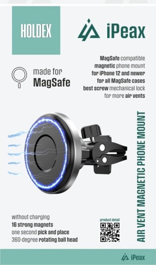 iPEAX Μαύρη Βάση Κινητού Αυτοκινήτου HOLDEX 8595217492219 iPEAX Μαύρη Βάση Κινητού Αυτοκινήτου HOLDEX 8595217492219